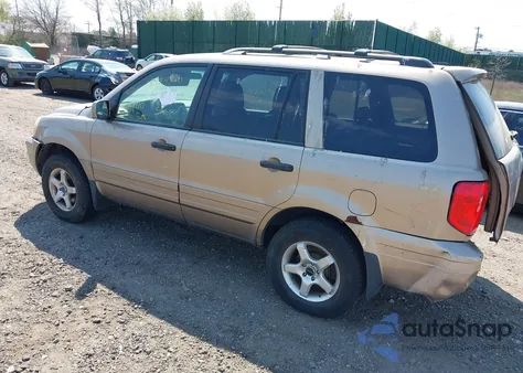 2004 Honda Pilot Ex-L из США, поврежденный, VIN 2HKYF18554H611268